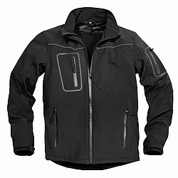 Soft Shell "KONTRAST" Schwarz