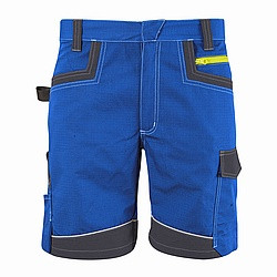 Short "XTRAST" Stretch Kornblau/Grau