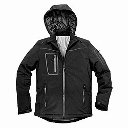Winter Soft Shell "KONTRAST" mit Kapuze