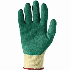 Latexhandschuh grün