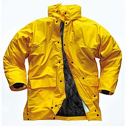 Jacke "Flexitex" gelb mit Innenfütterung
